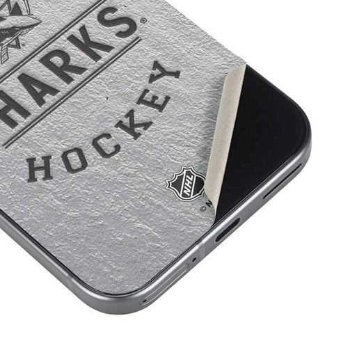 NHL San Jose Sharks Black Text Google Pixel 9 Skin